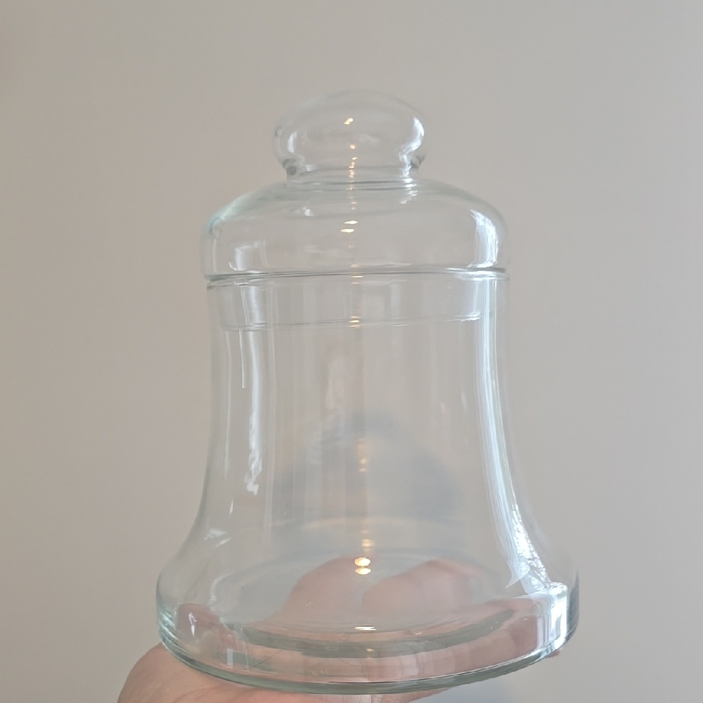Vintage Large Glass Liberty Bell Jar by Libbey 1976 Bi-Centenial Celebration.